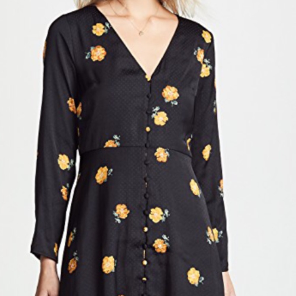 MADEWELL FLORAL RETRO DRESS